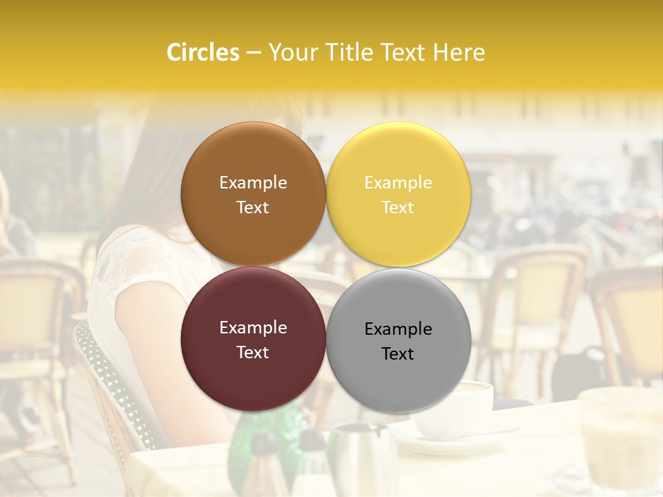 Person Outside Communication PowerPoint Template