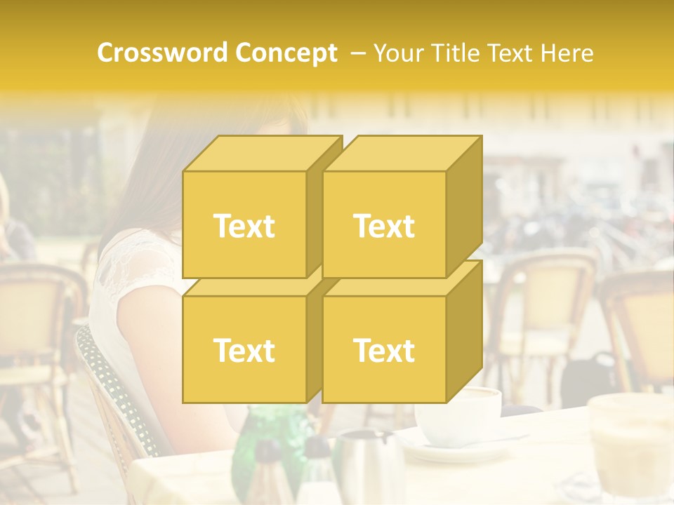Person Outside Communication PowerPoint Template