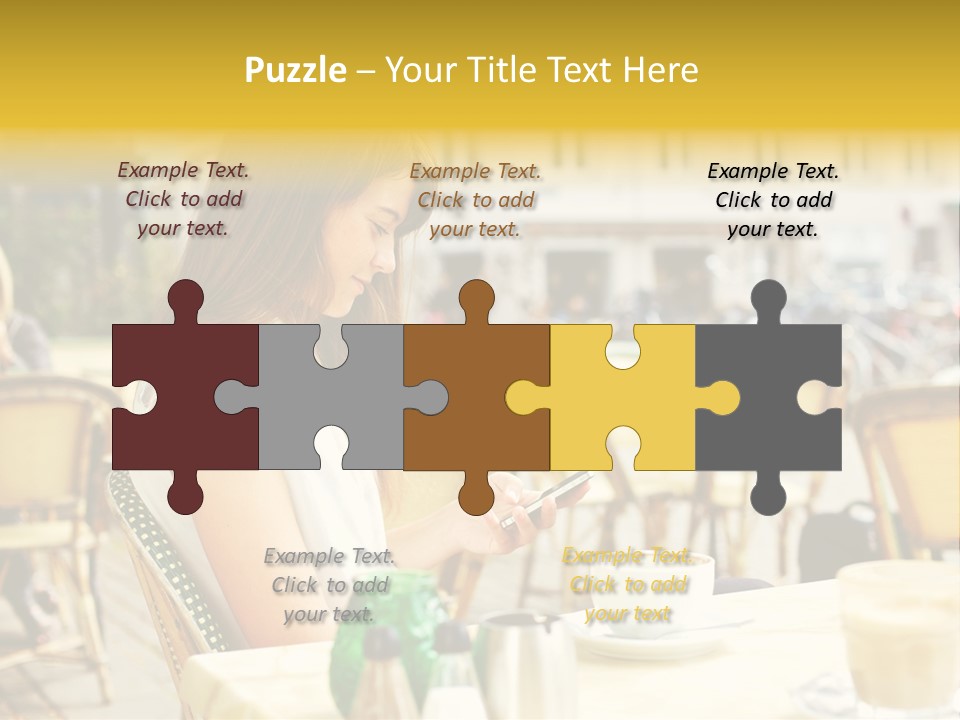 Person Outside Communication PowerPoint Template