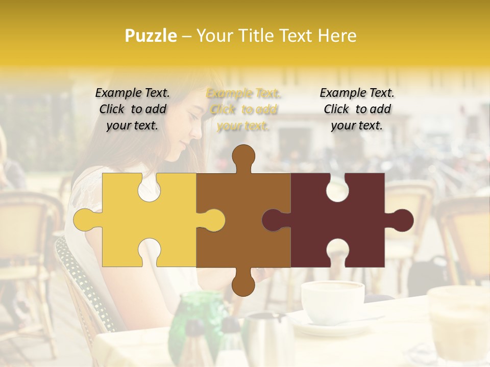 Person Outside Communication PowerPoint Template