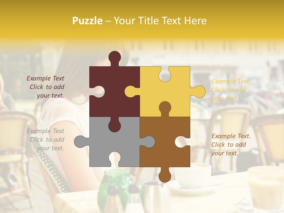 Person Outside Communication PowerPoint Template