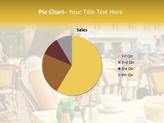 Person Outside Communication PowerPoint Template