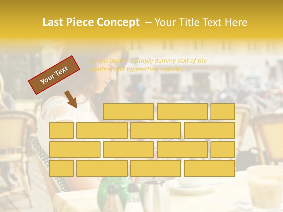 Person Outside Communication PowerPoint Template