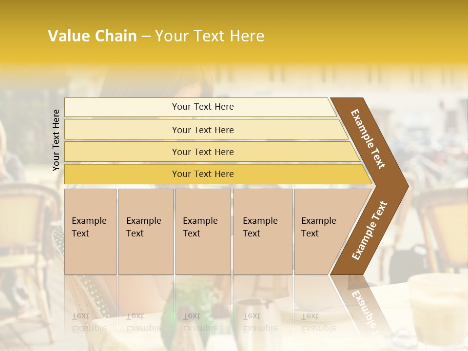 Person Outside Communication PowerPoint Template