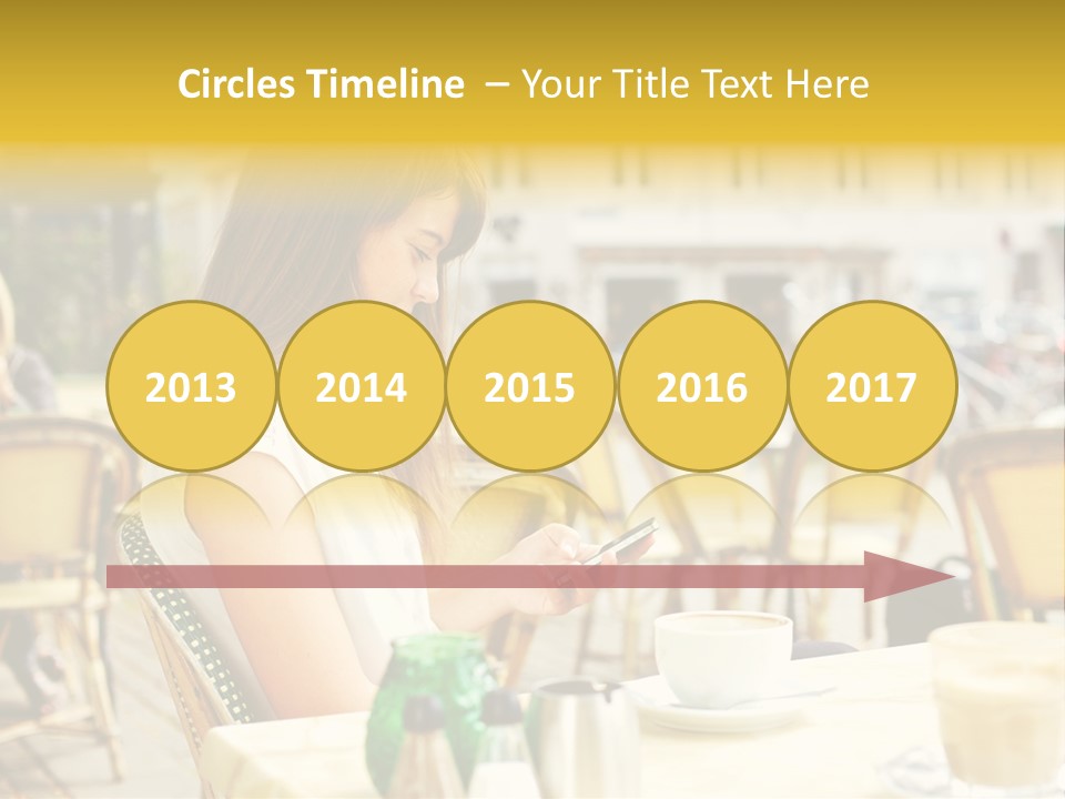 Person Outside Communication PowerPoint Template