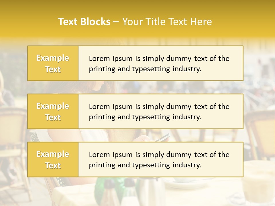 Person Outside Communication PowerPoint Template