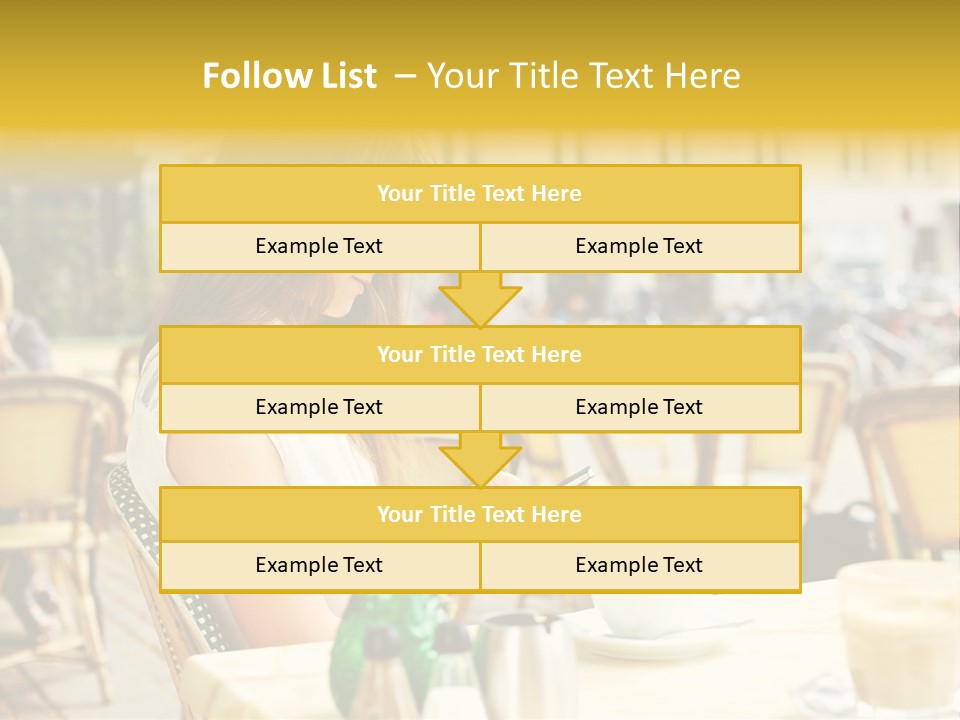 Person Outside Communication PowerPoint Template