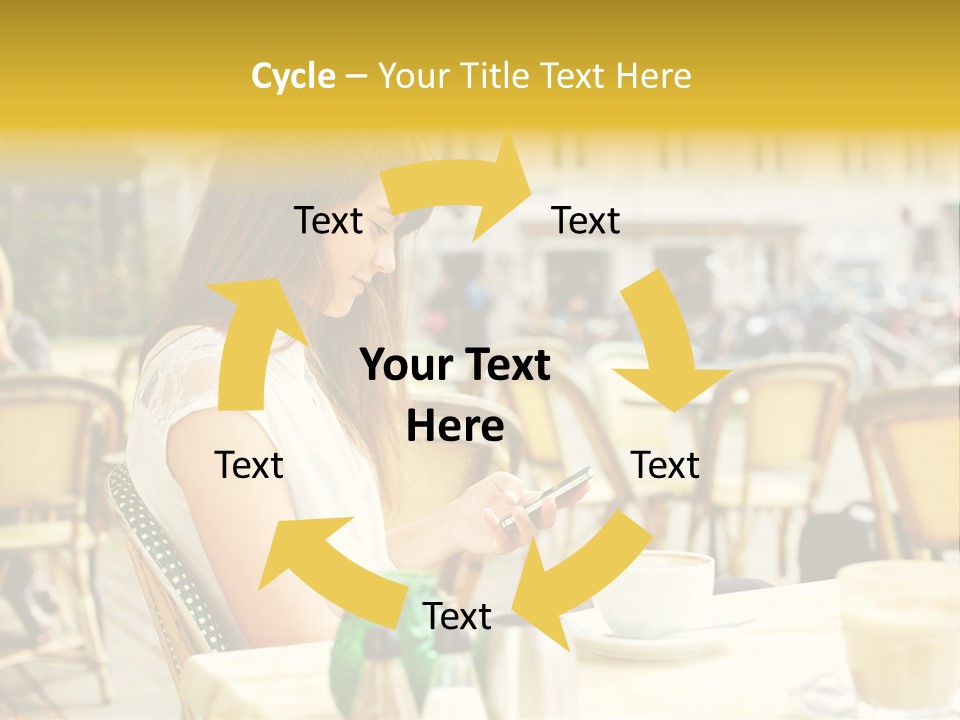 Person Outside Communication PowerPoint Template