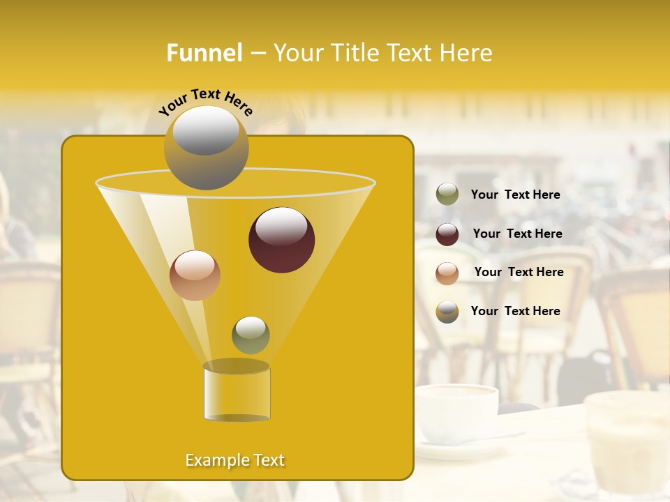 Person Outside Communication PowerPoint Template