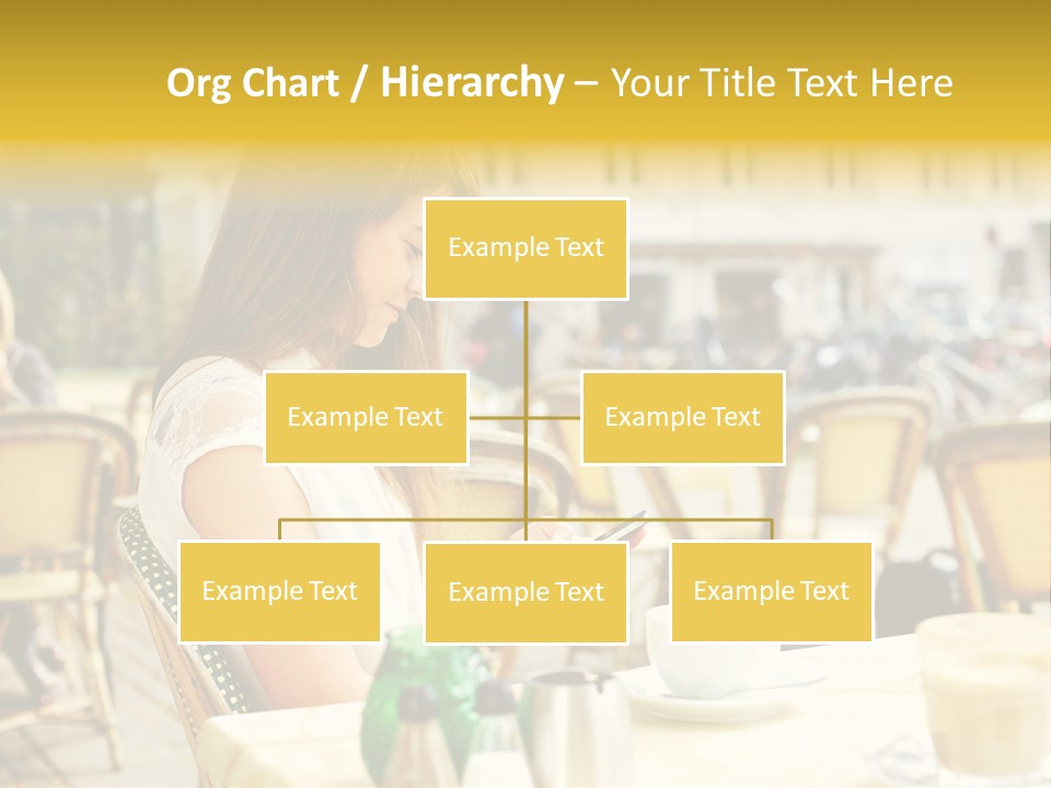Person Outside Communication PowerPoint Template