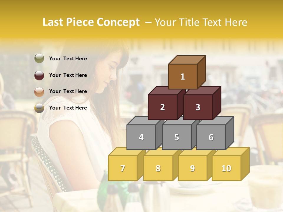 Person Outside Communication PowerPoint Template