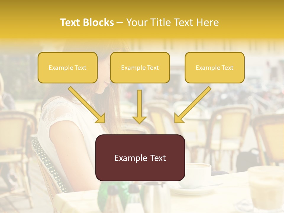 Person Outside Communication PowerPoint Template