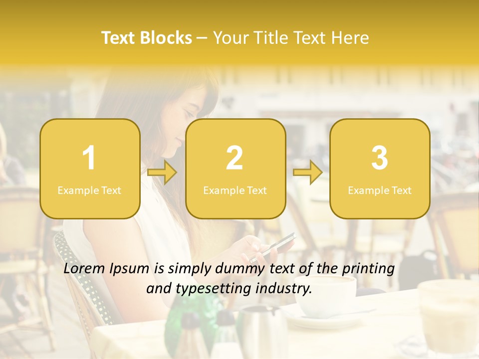 Person Outside Communication PowerPoint Template