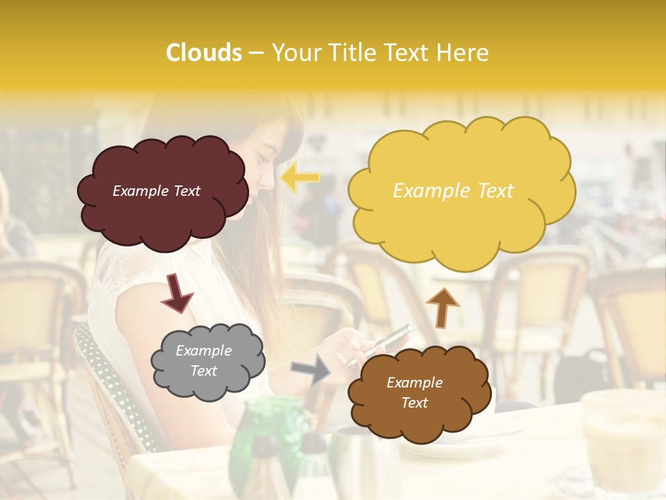 Person Outside Communication PowerPoint Template