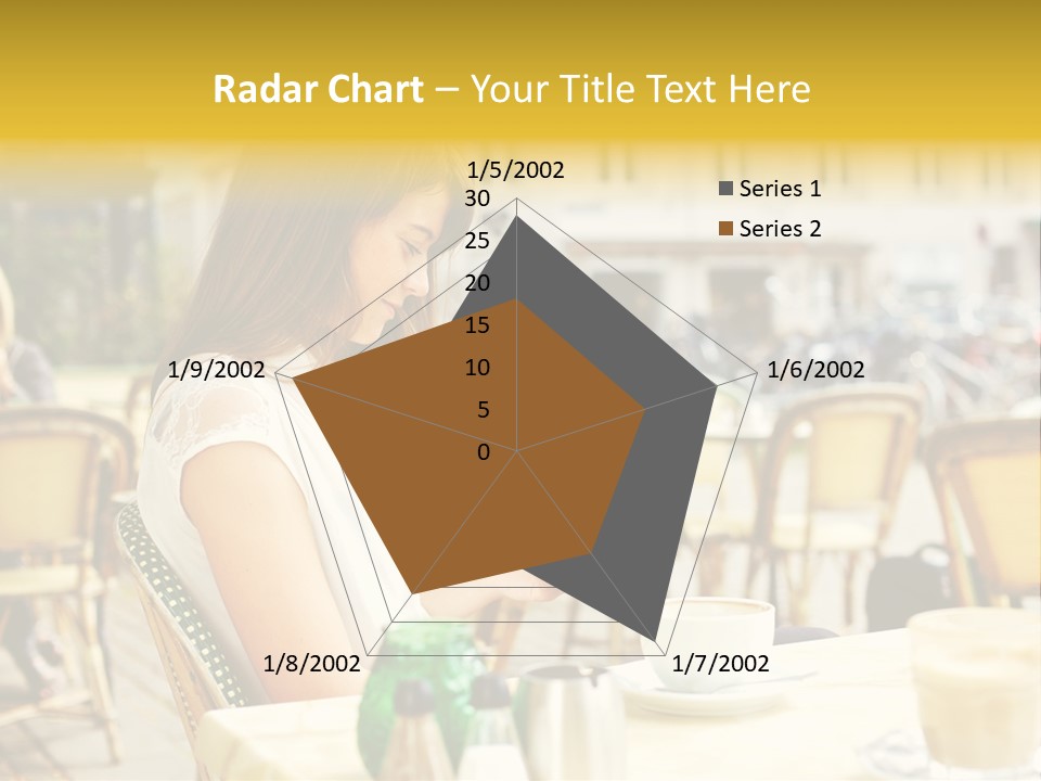 Person Outside Communication PowerPoint Template