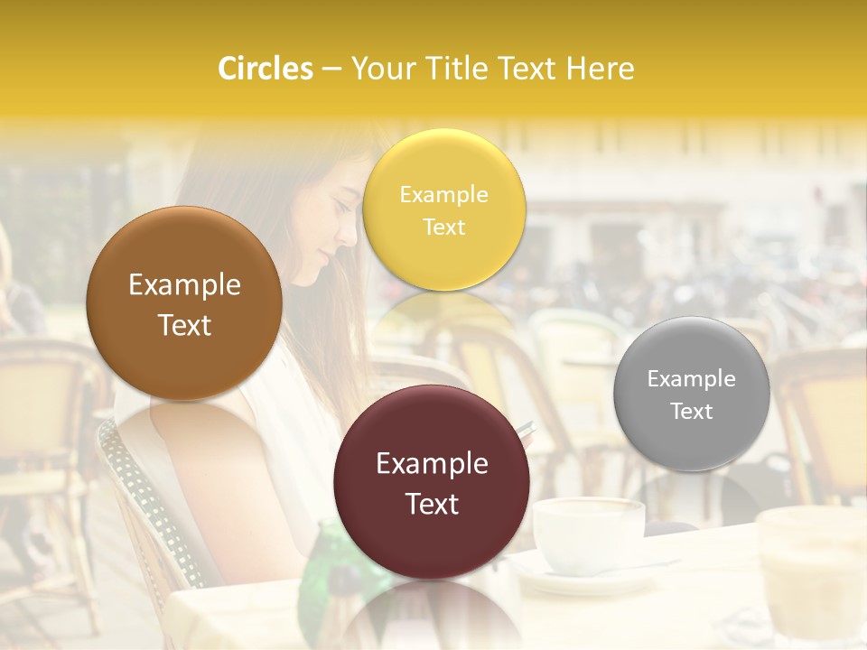 Person Outside Communication PowerPoint Template