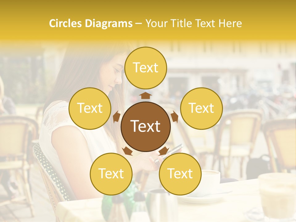 Person Outside Communication PowerPoint Template