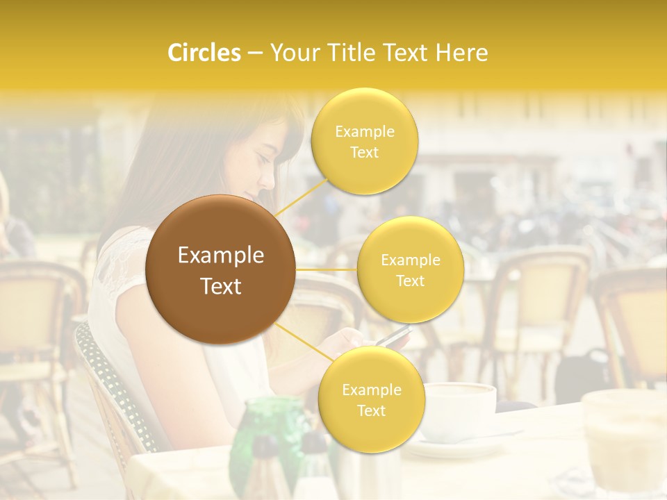 Person Outside Communication PowerPoint Template