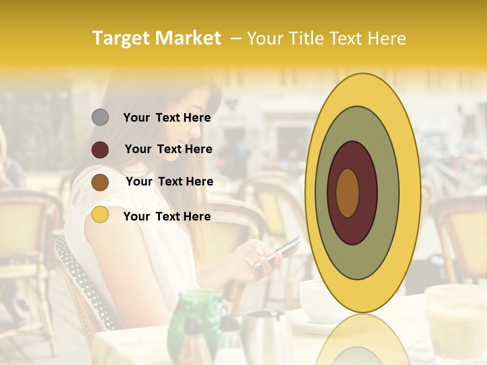 Person Outside Communication PowerPoint Template