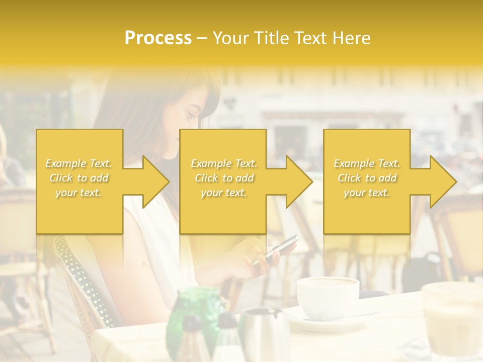 Person Outside Communication PowerPoint Template