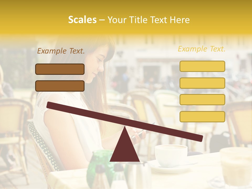 Person Outside Communication PowerPoint Template