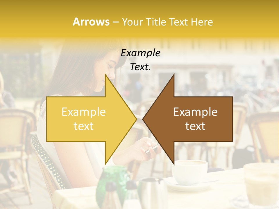 Person Outside Communication PowerPoint Template