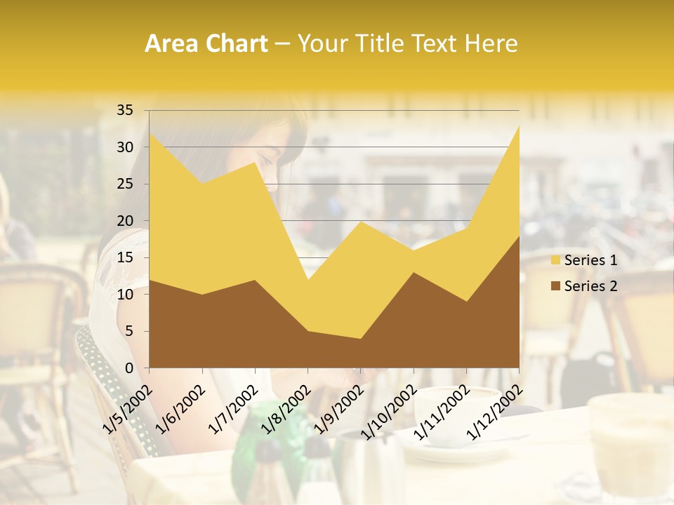 Person Outside Communication PowerPoint Template