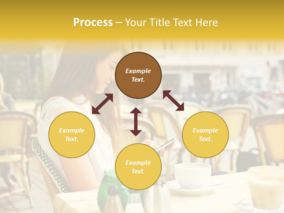 Person Outside Communication PowerPoint Template