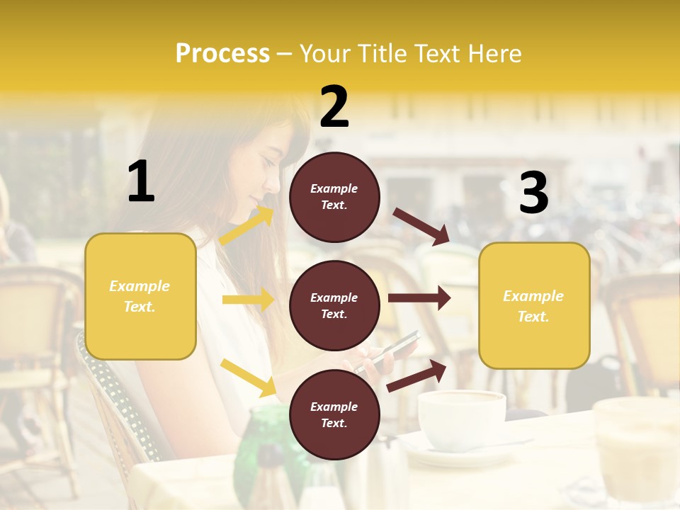 Person Outside Communication PowerPoint Template