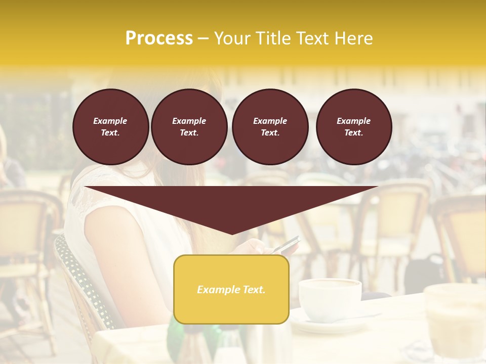 Person Outside Communication PowerPoint Template