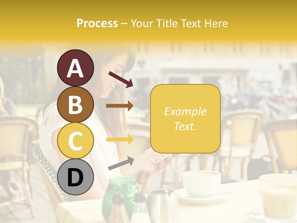 Person Outside Communication PowerPoint Template