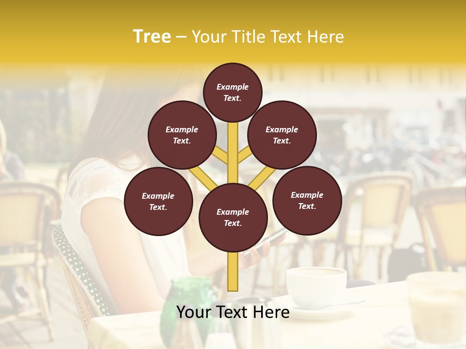 Person Outside Communication PowerPoint Template