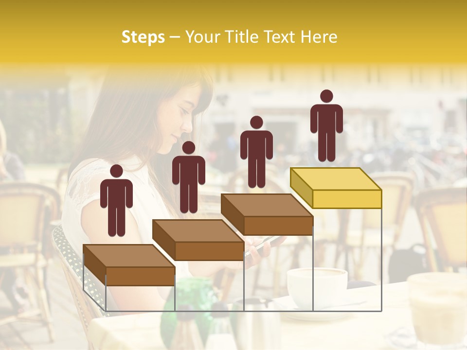 Person Outside Communication PowerPoint Template