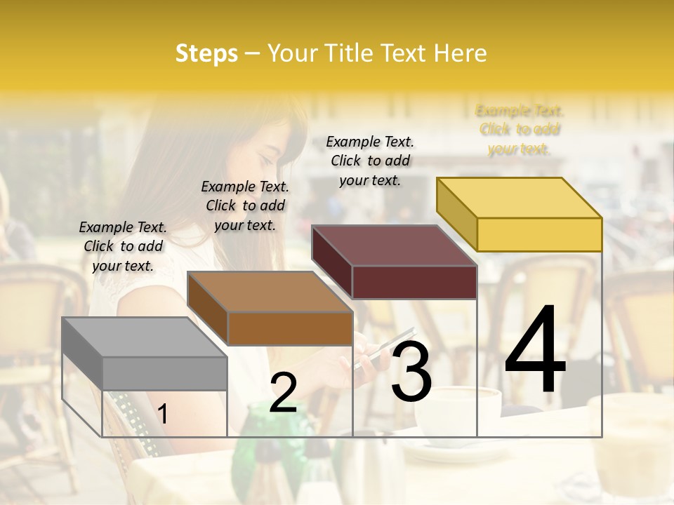 Person Outside Communication PowerPoint Template