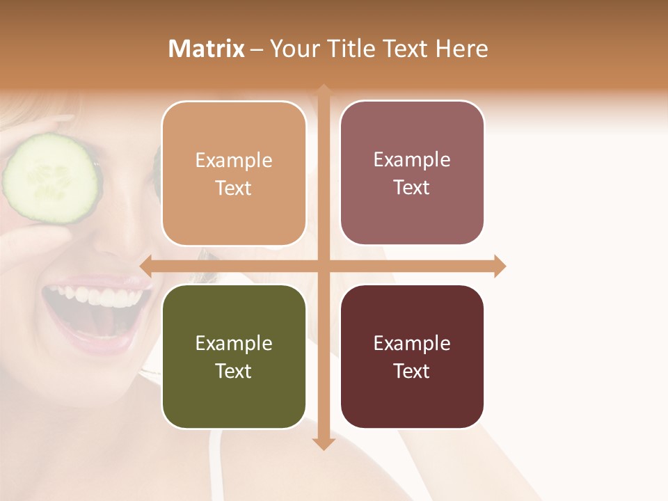 Nutrition Fresh Smile PowerPoint Template