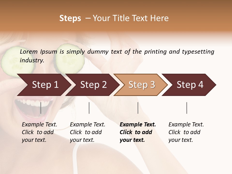 Nutrition Fresh Smile PowerPoint Template