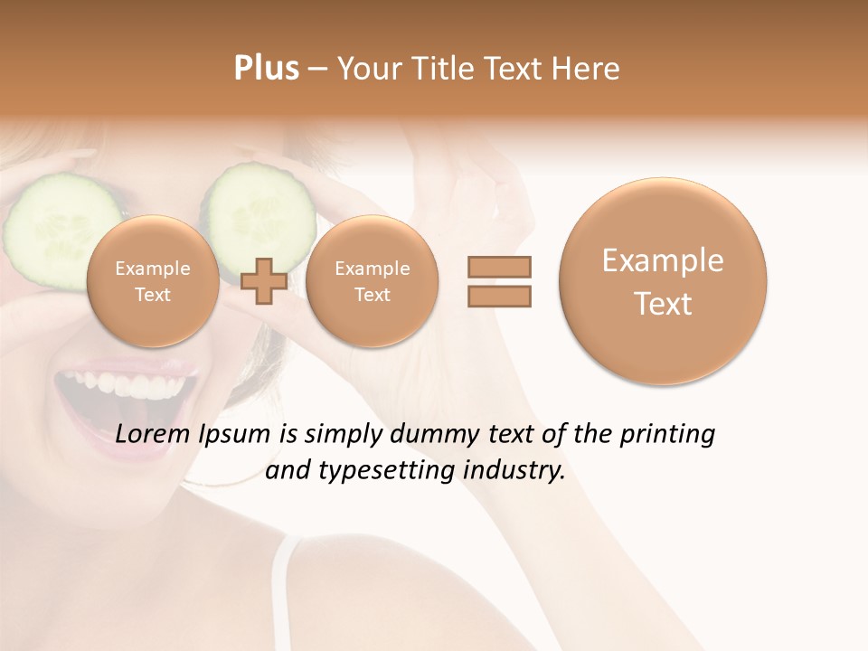 Nutrition Fresh Smile PowerPoint Template