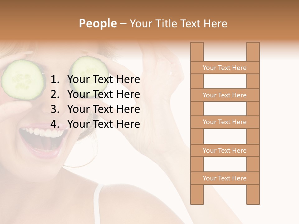 Nutrition Fresh Smile PowerPoint Template