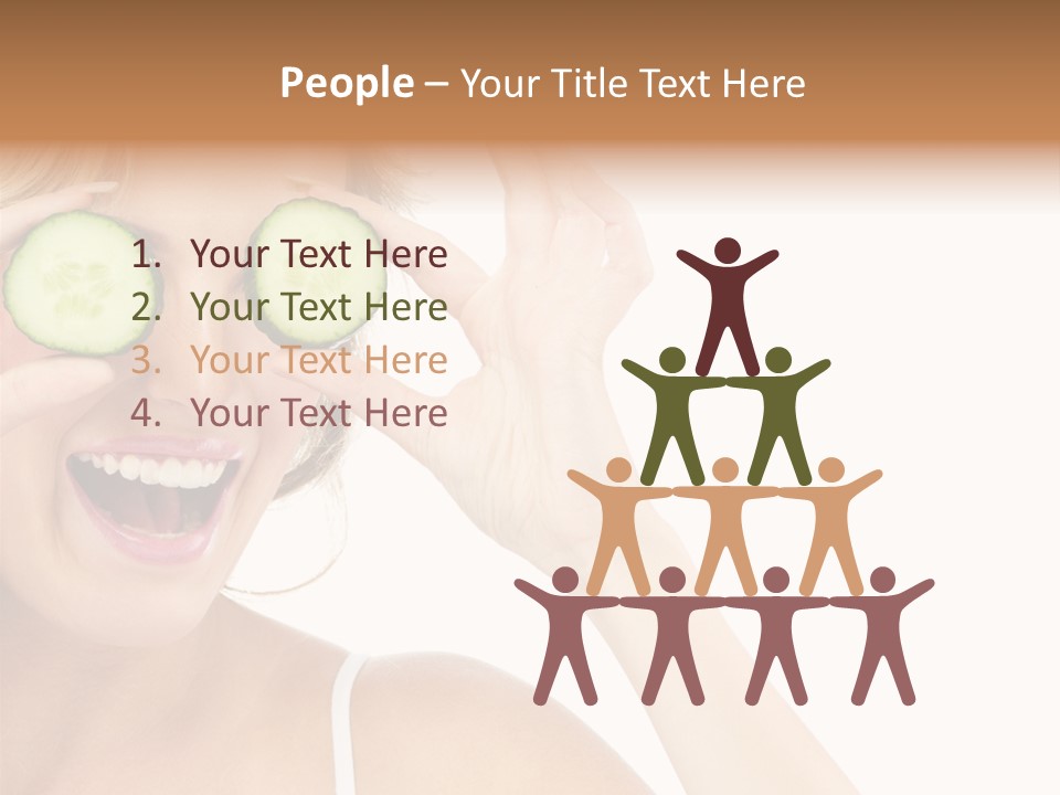 Nutrition Fresh Smile PowerPoint Template