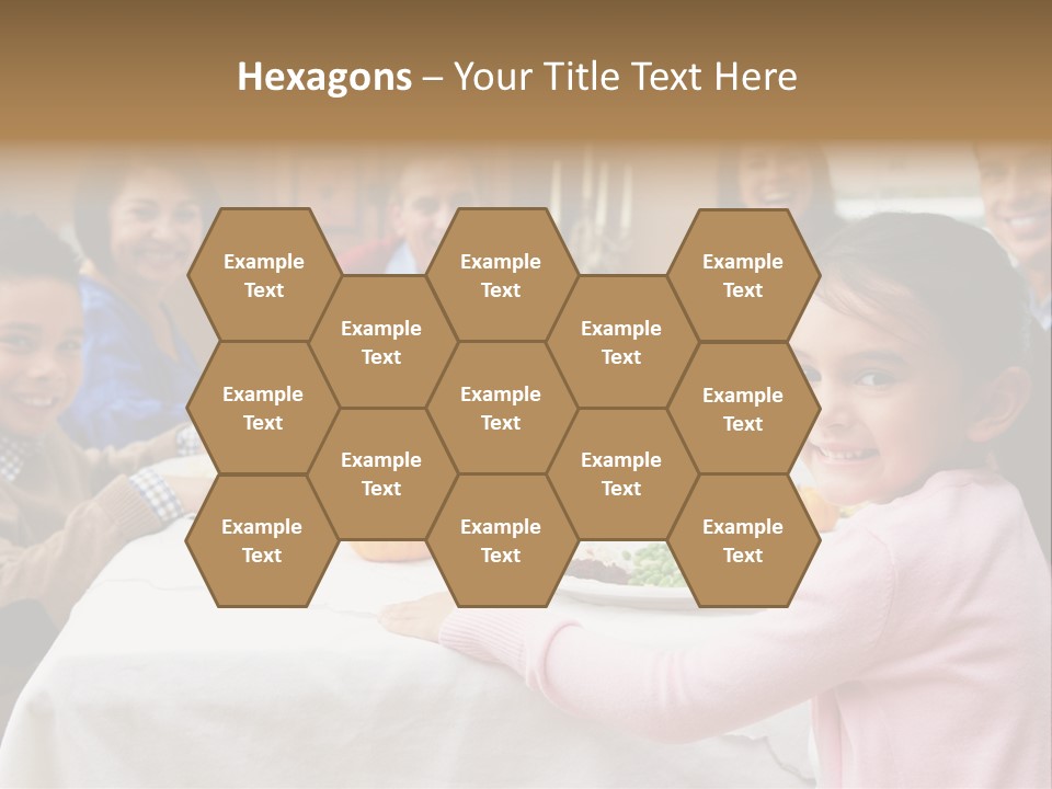 Turkey Happy Daughter PowerPoint Template