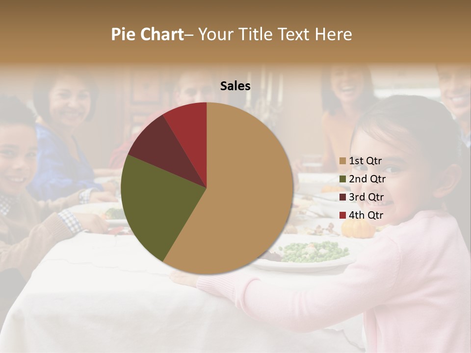 Turkey Happy Daughter PowerPoint Template