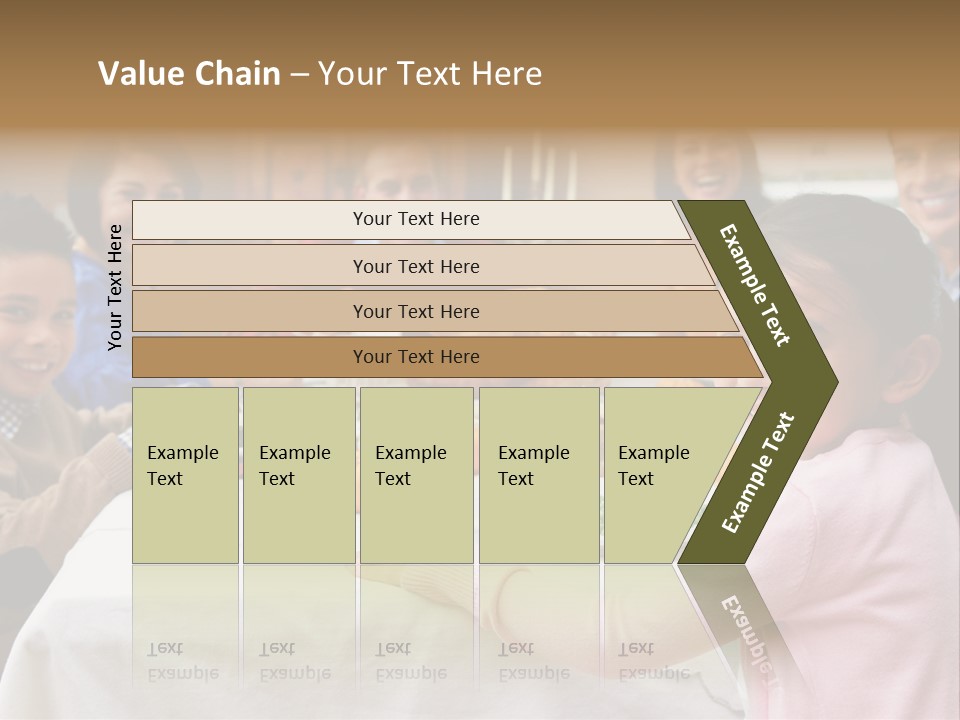 Turkey Happy Daughter PowerPoint Template