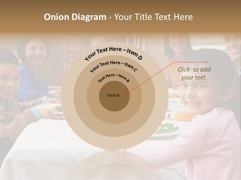 Turkey Happy Daughter PowerPoint Template