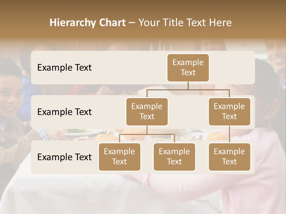 Turkey Happy Daughter PowerPoint Template