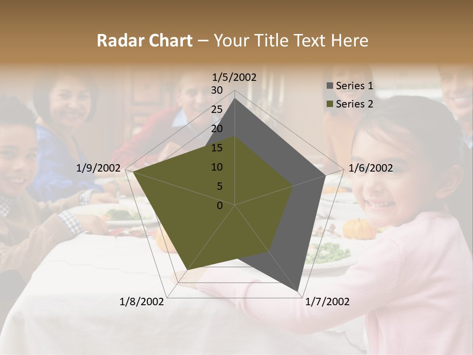 Turkey Happy Daughter PowerPoint Template