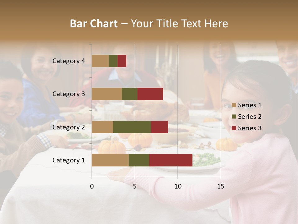 Turkey Happy Daughter PowerPoint Template