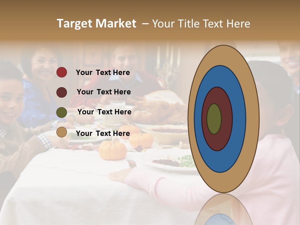 Turkey Happy Daughter PowerPoint Template