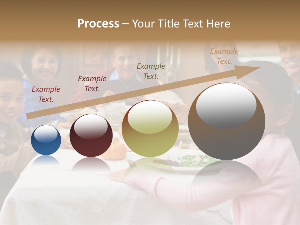 Turkey Happy Daughter PowerPoint Template