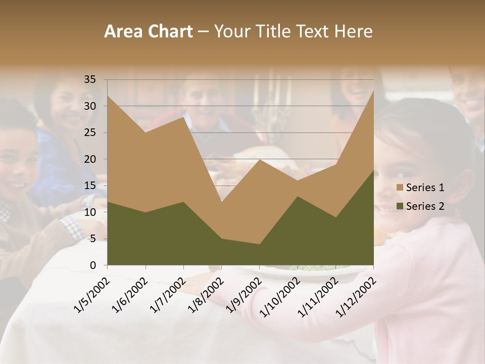 Turkey Happy Daughter PowerPoint Template