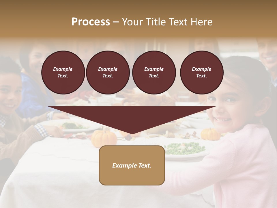 Turkey Happy Daughter PowerPoint Template